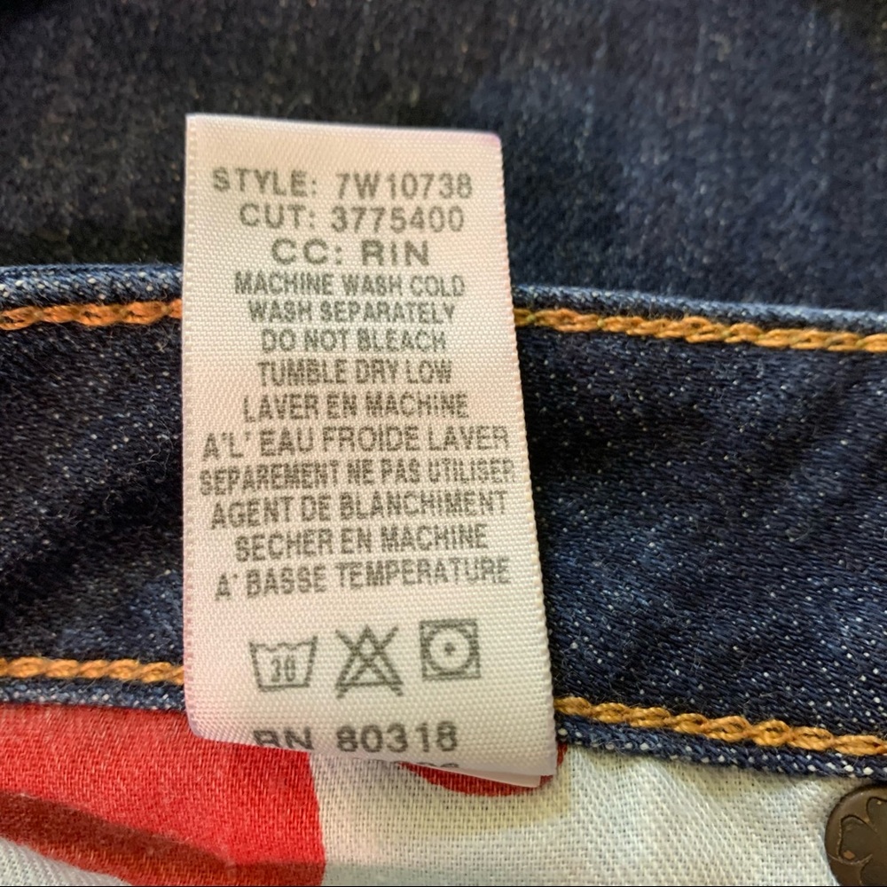 Lucky Brand Lola Skinny Jeans Dark Wash Sz 12/31 - Picture 6 of 13